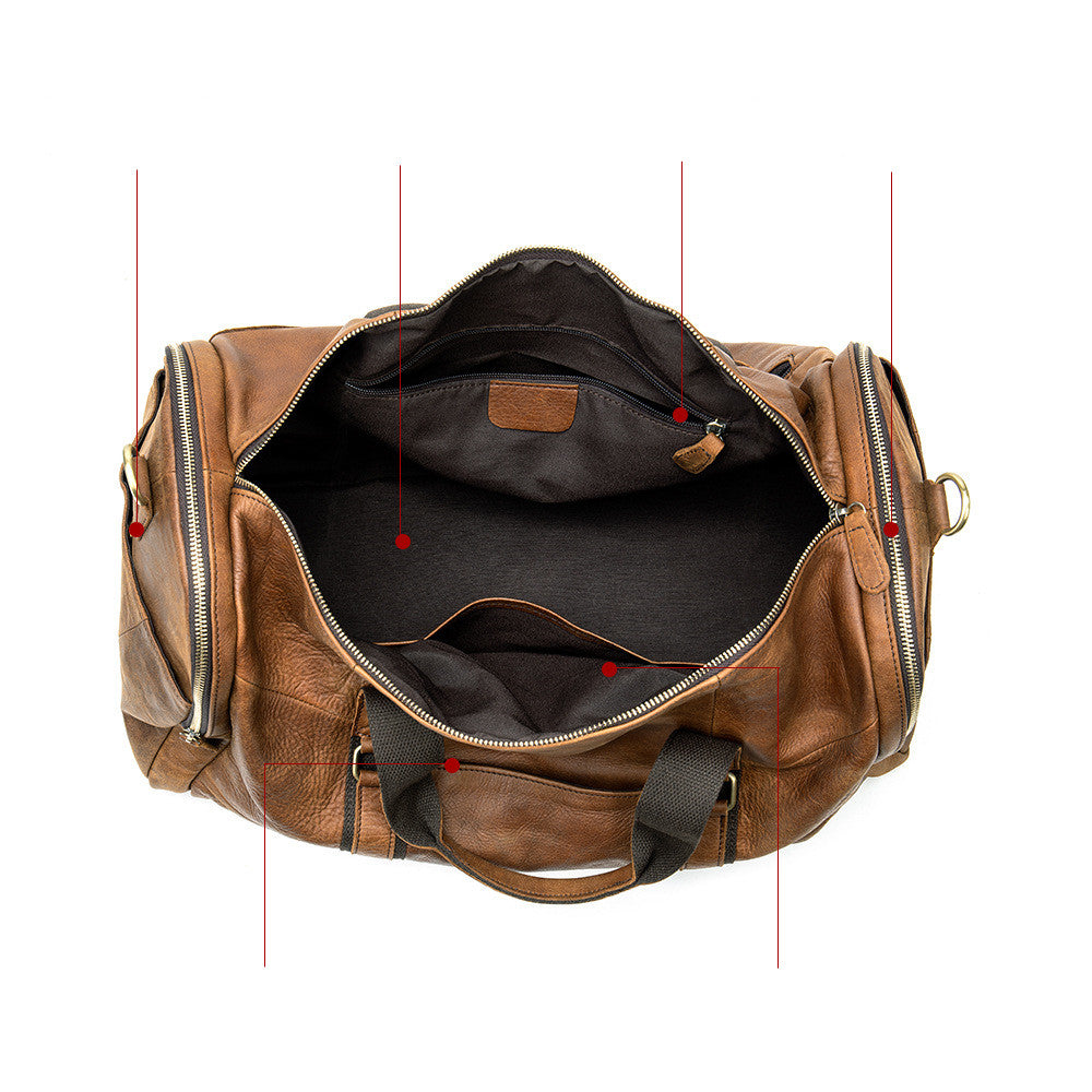 Kalvessa Cowhide Leather Duffel