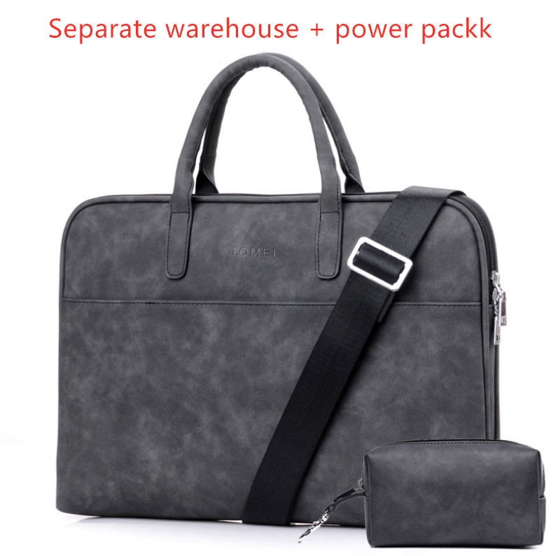 Kalvessa Faux Leather Laptop Bag