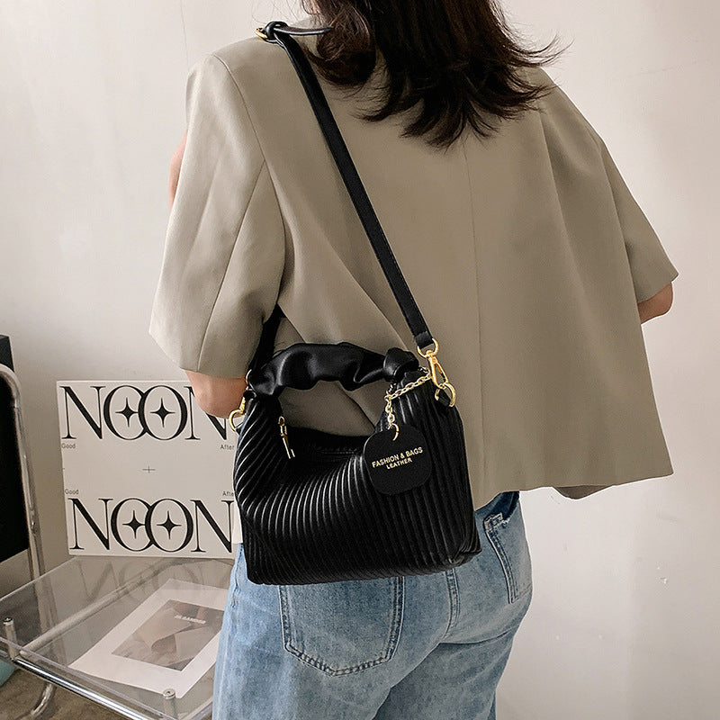 Kalvessa Pleated Cloud Mini Tote