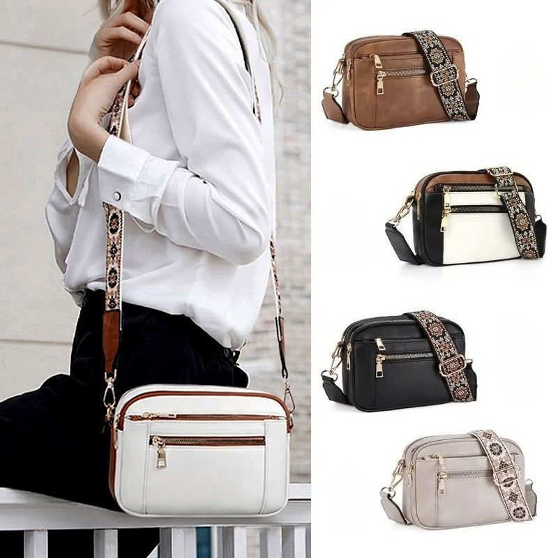 Kalvessa Two-Tone Square Crossbody