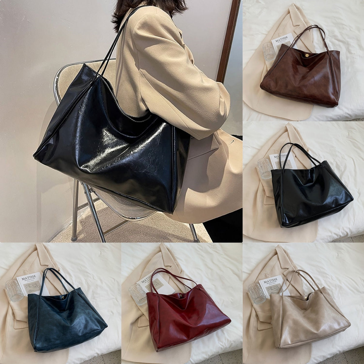 Kalvessa Vintage Shopper Tote