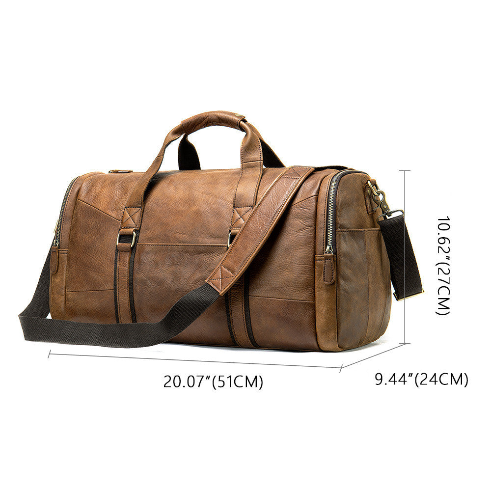 Kalvessa Cowhide Leather Duffel